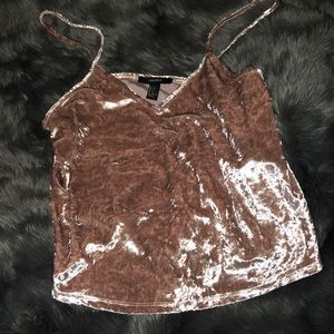 Forever 21 velvet loose cami